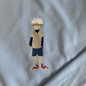 Killua Zoldyck HxH Embroidered Sweatshirt